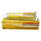 Funbact-A Triple Action Tube Cream 30g - Honesty Sales